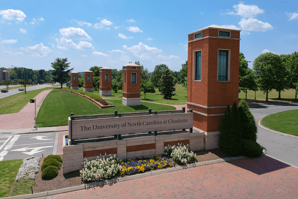 Dickson gate at UNC Charlotte